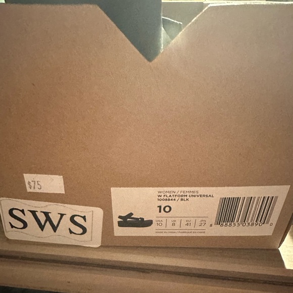 Teva Black Flatform Universal Women's Sandals - Picture 4 of 4